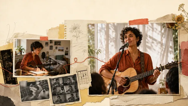 A musician's journey from bedroom songwriting to her first performance